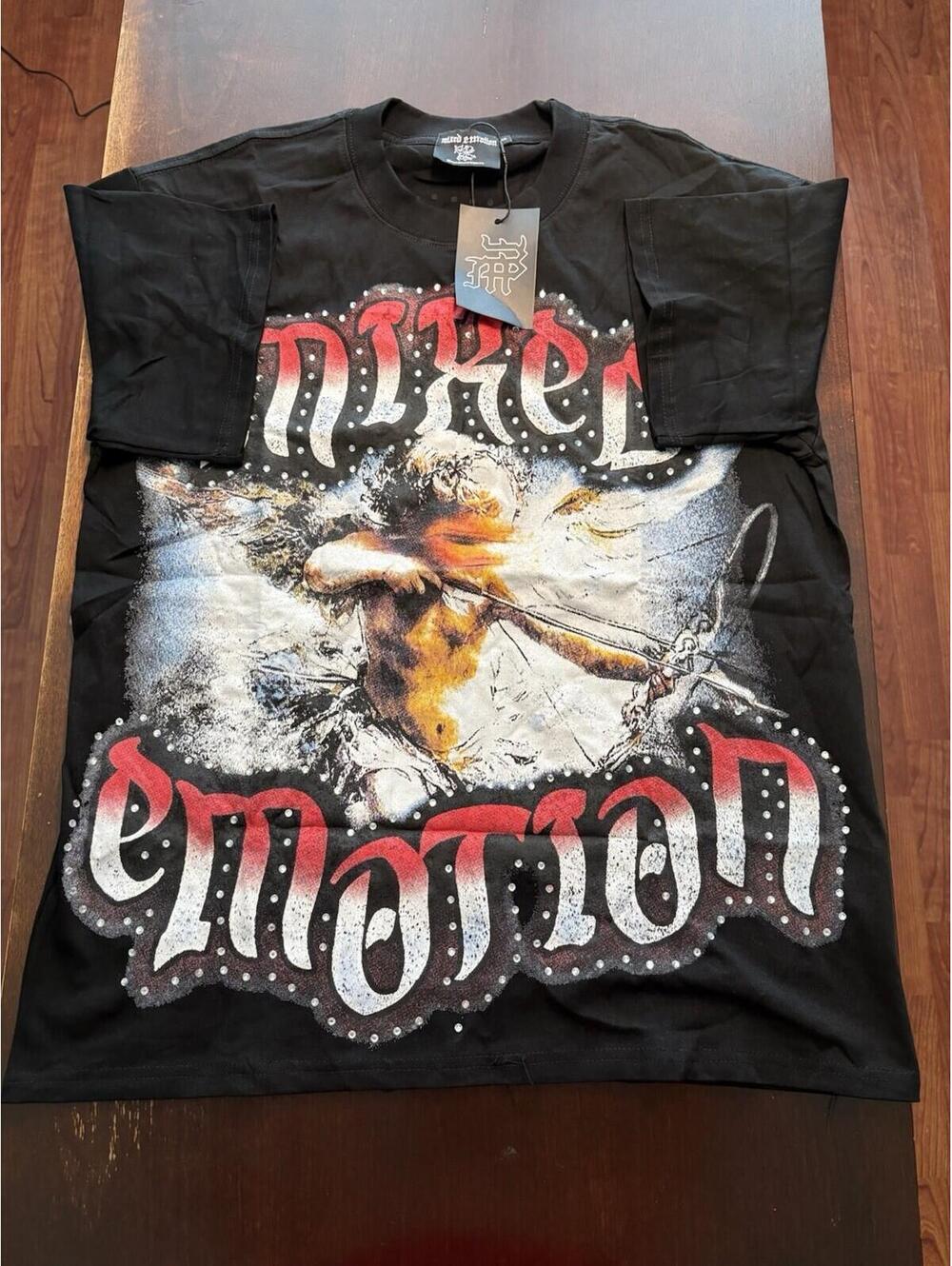 Graphic Men's Cotton Mixed Emotions Inspired Style Shirt Size Medium